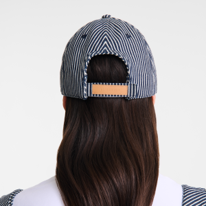 Cap Navy – Jacquard stripes