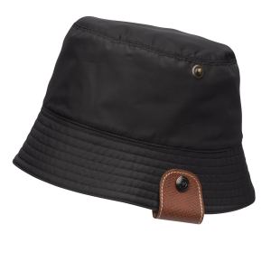 Reversible bucket hat Black/Paper – Technical taffeta