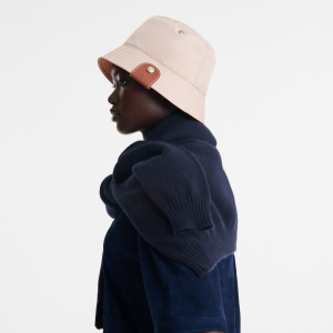 Reversible bucket hat Paper/Pink Tea – Technical taffeta