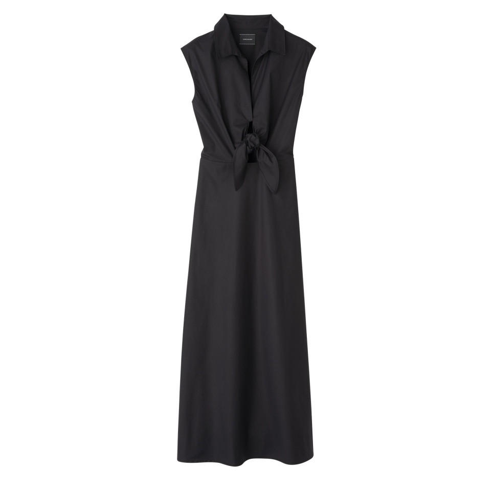 Long dress Black - Popelin
