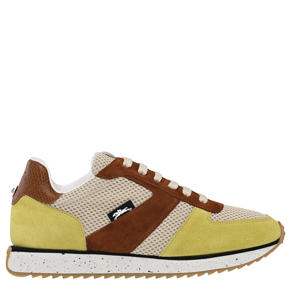 Le Pliage Green Sneakers Bark - Leather