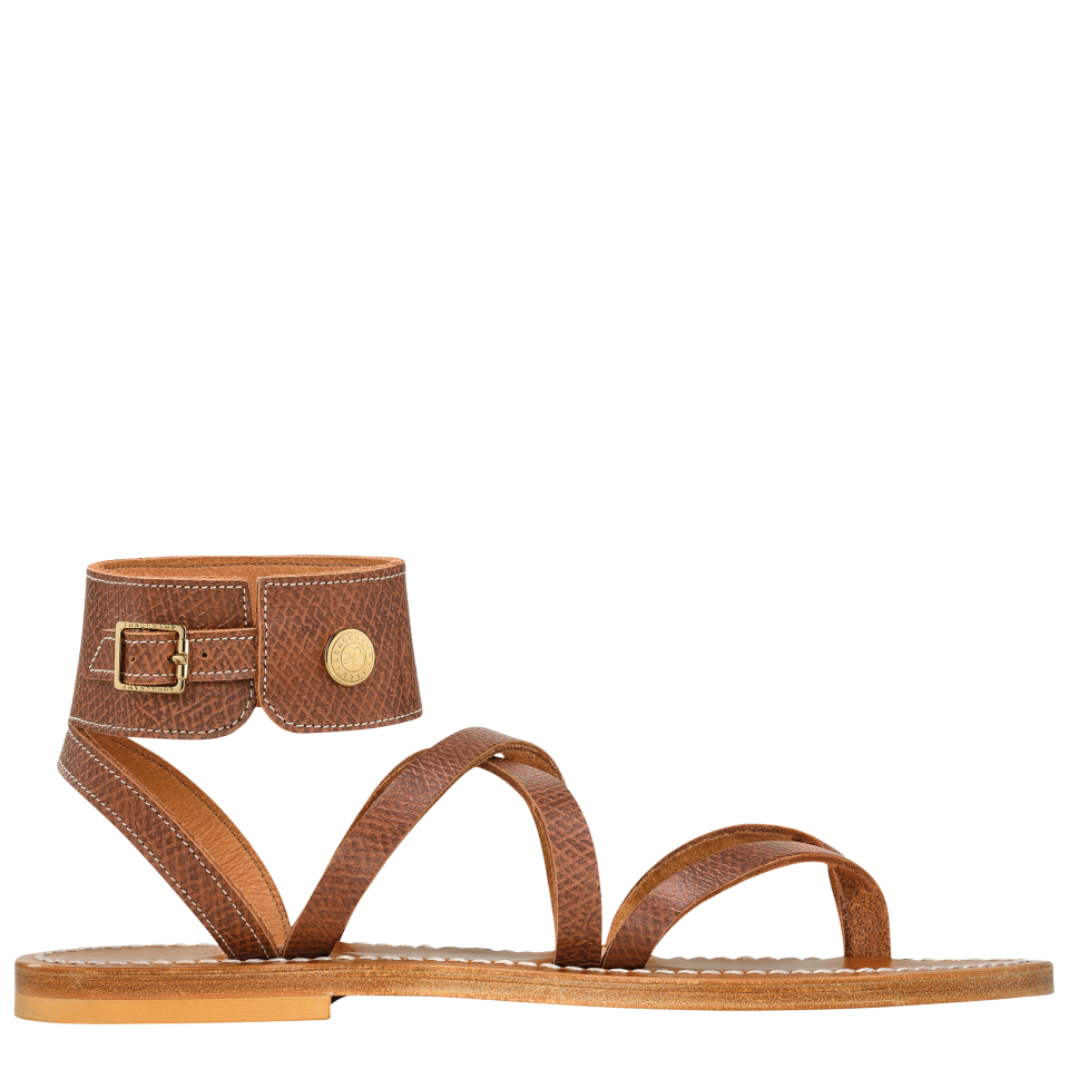 Longchamp x K.Jacques Sandals Brown - Leather