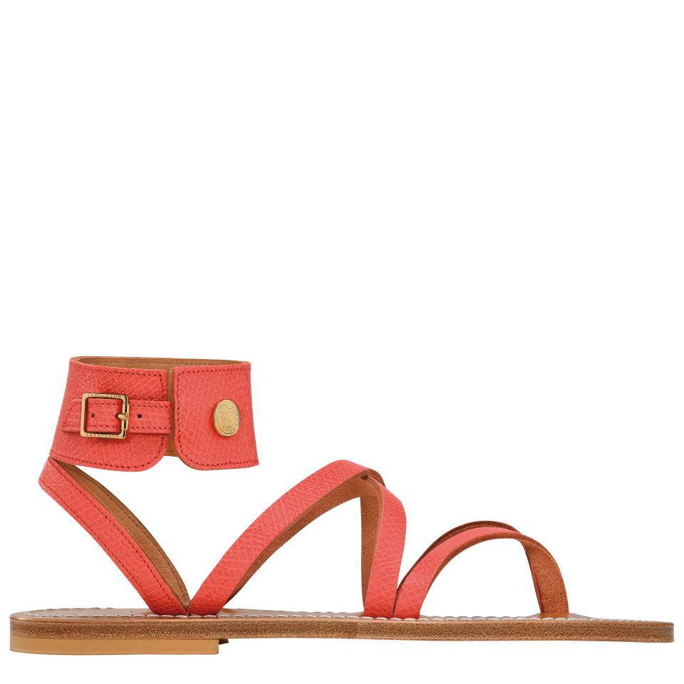 Longchamp x K.Jacques Sandals Strawberry - Leather