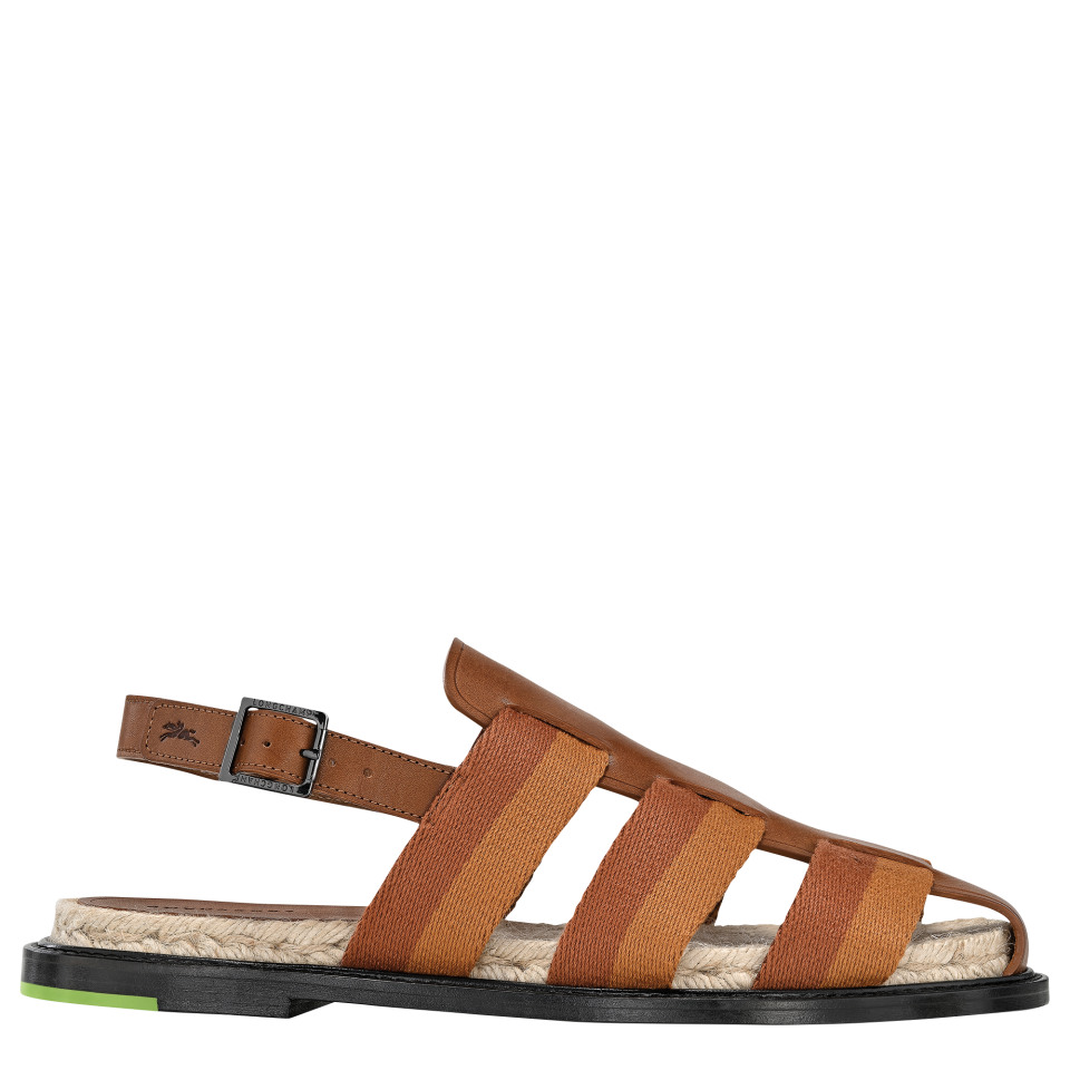 Shadow Sandals Cognac - Leather