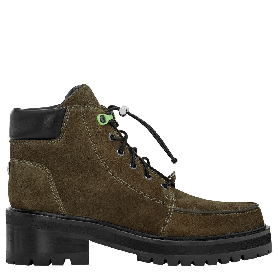 La Baroudeuse Low Boots Olive - Leather