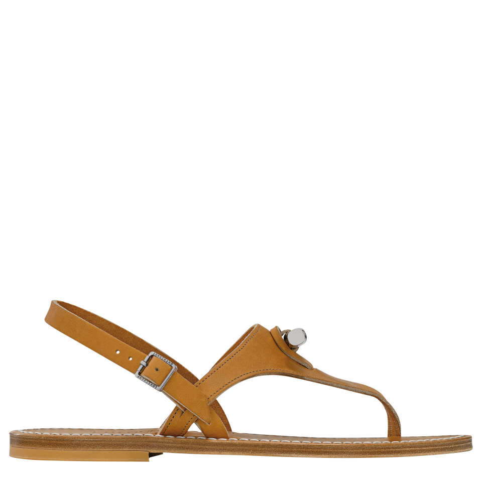 Longchamp x K.Jacques Sandals Natural - Leather