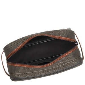 Boxford Toiletry case Brown – Recycled canvas