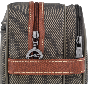Boxford Toiletry case Brown – Recycled canvas