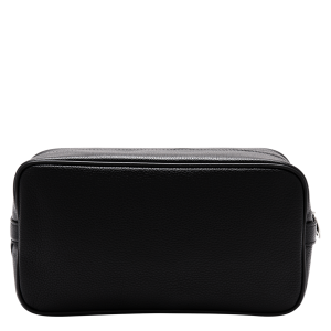 Le Foulonné Toiletry case Black – Leather