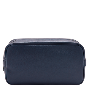 Le Foulonné Toiletry case Navy – Leather