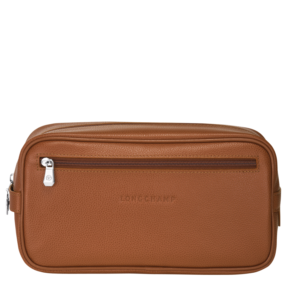 Le Foulonné Toiletry case Caramel - Leather