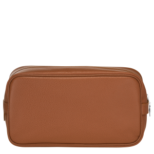 Le Foulonné Toiletry case Caramel – Leather