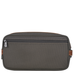 Boxford Toiletry case Brown – Recycled canvas