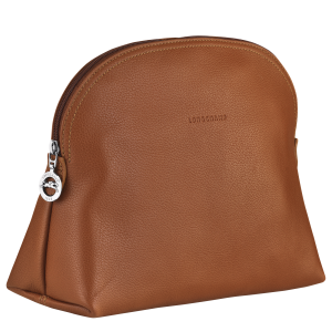 Le Foulonné Toiletry case Caramel – Leather
