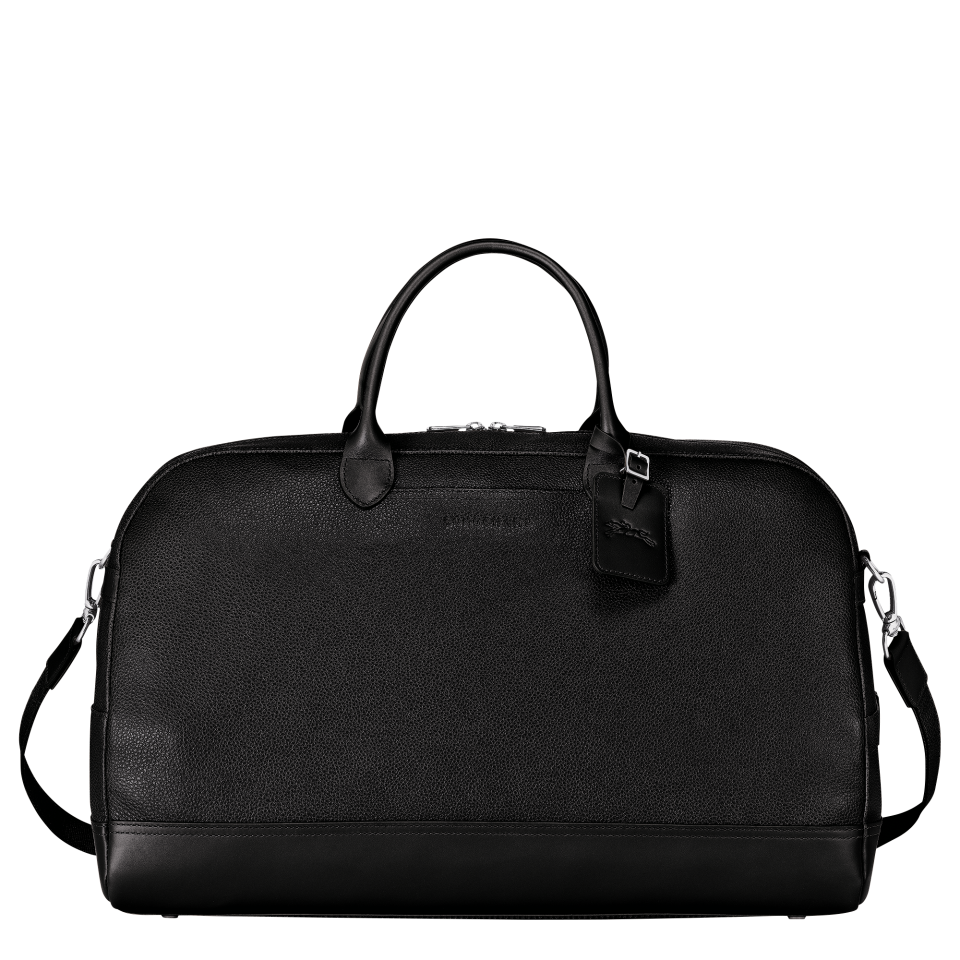 Le Foulonné L Travel bag Black - Leather