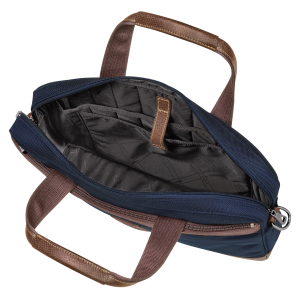 Boxford S Briefcase Blue – Recycled canvas