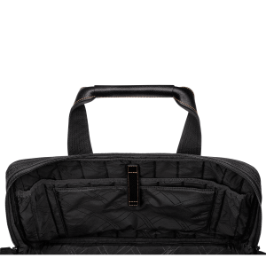 Boxford L Briefcase Black – Recycled canvas