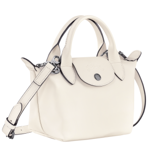 Le Pliage Xtra XS Handbag Ecru – Leather