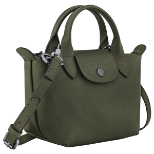 Le Pliage Xtra XS Handbag Fir – Leather