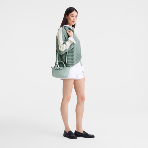 Le Pliage Xtra XS Handbag Vervain – Leather
