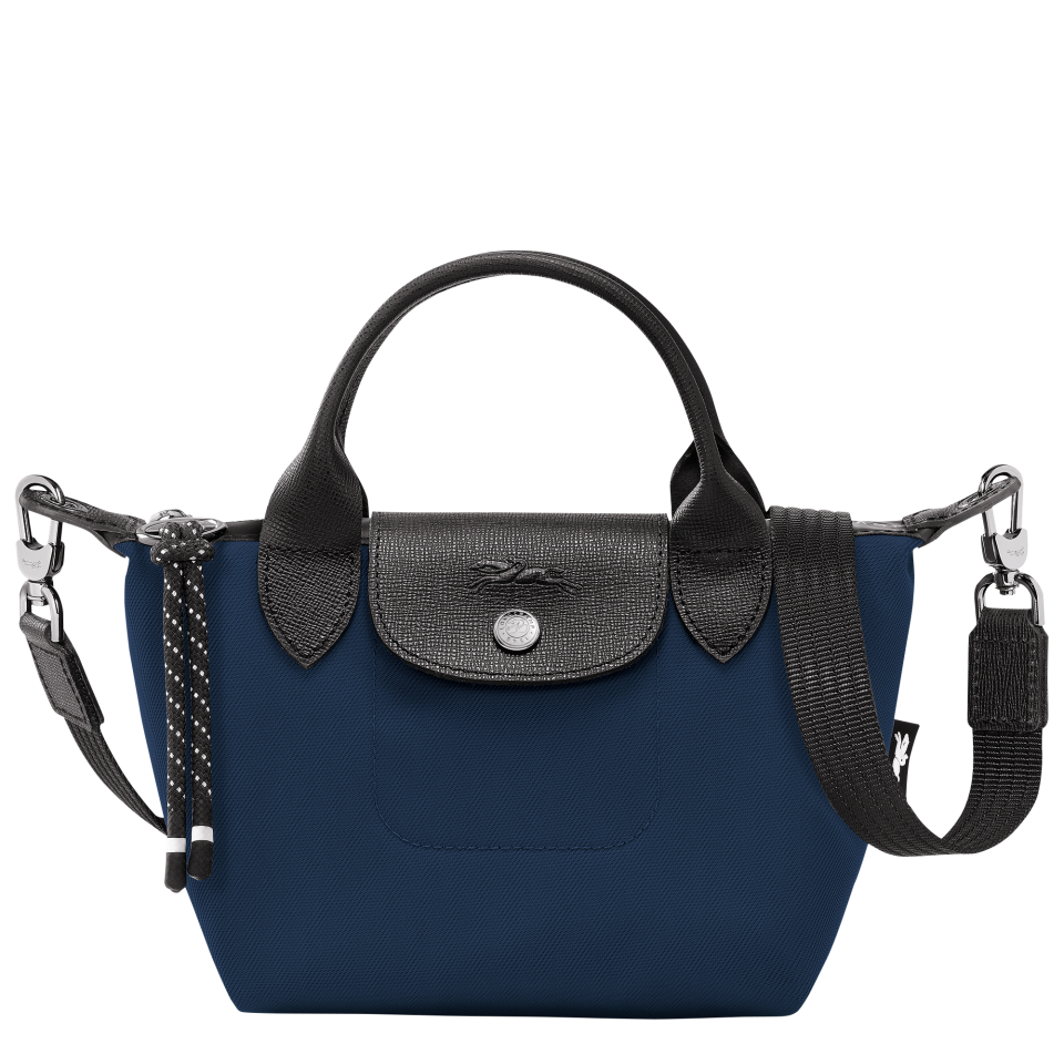 Le Pliage Energy XS Handbag Navy - Recycled canvas