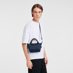 Le Pliage Energy XS Handbag Navy – Recycled canvas