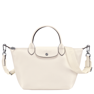 Le Pliage Xtra S Handbag Ecru – Leather