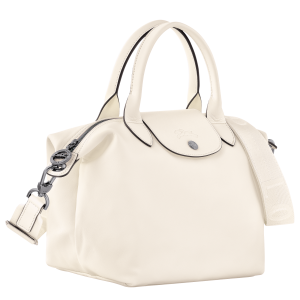 Le Pliage Xtra S Handbag Ecru – Leather