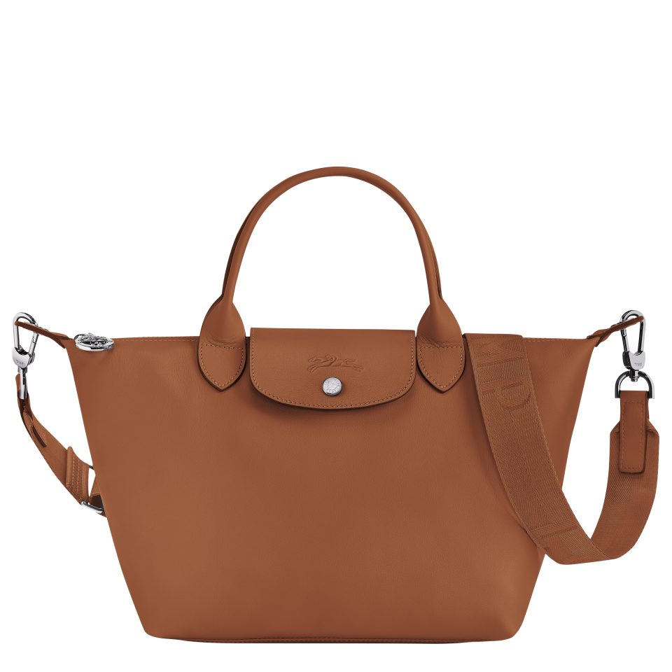 Le Pliage Xtra S Handbag Cognac - Leather