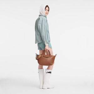 Le Pliage Xtra S Handbag Cognac – Leather