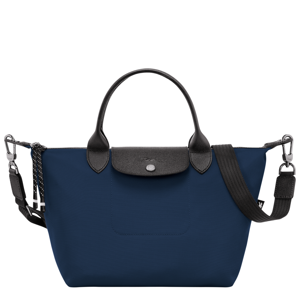 Le Pliage Energy S Handbag Navy - Recycled canvas