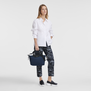 Le Pliage Energy S Handbag Navy – Recycled canvas