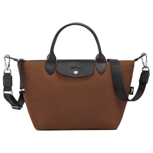 Le Pliage Energy S Handbag Chocolate – Recycled canvas