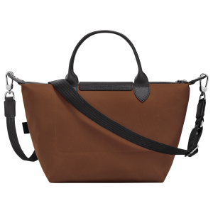 Le Pliage Energy S Handbag Chocolate – Recycled canvas