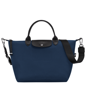 Le Pliage Energy L Handbag Navy – Recycled canvas