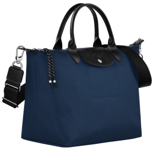 Le Pliage Energy L Handbag Navy – Recycled canvas