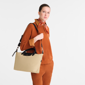 Le Pliage Energy L Handbag Clay – Recycled canvas
