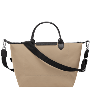 Le Pliage Energy L Handbag Clay – Recycled canvas