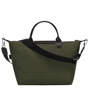 Le Pliage Energy L Handbag Khaki – Recycled canvas
