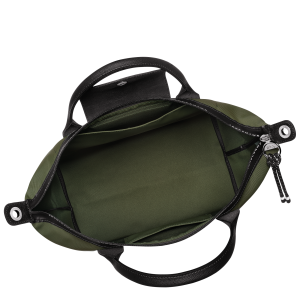 Le Pliage Energy L Handbag Khaki – Recycled canvas
