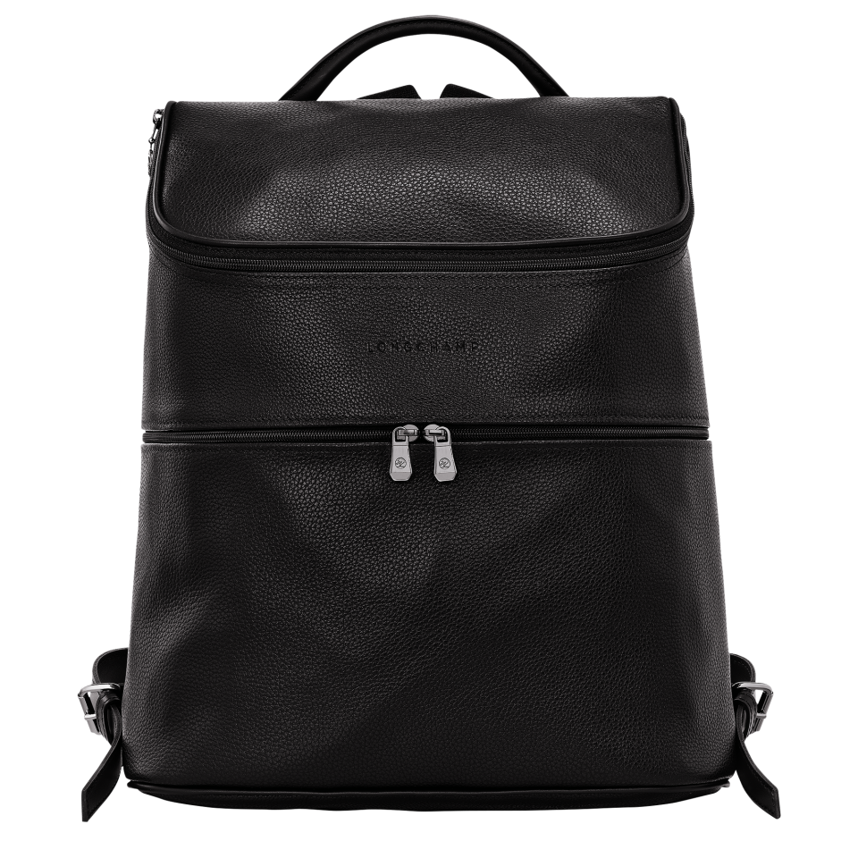 Le Foulonné Backpack Black - Leather