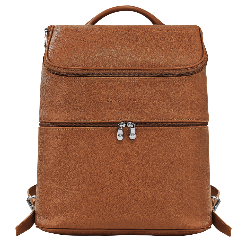 Le Foulonné Backpack Caramel - Leather