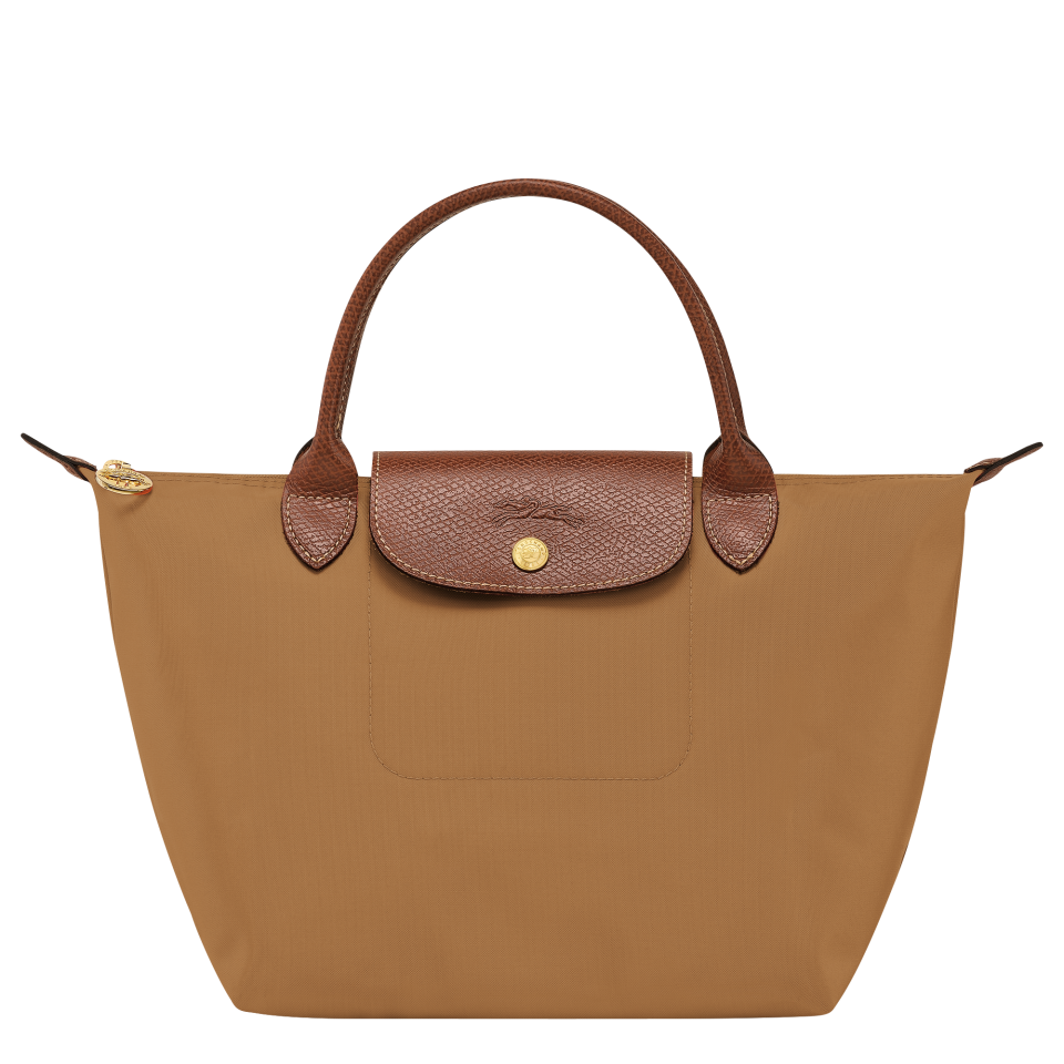 Le Pliage Original S Handbag Fawn - Recycled canvas
