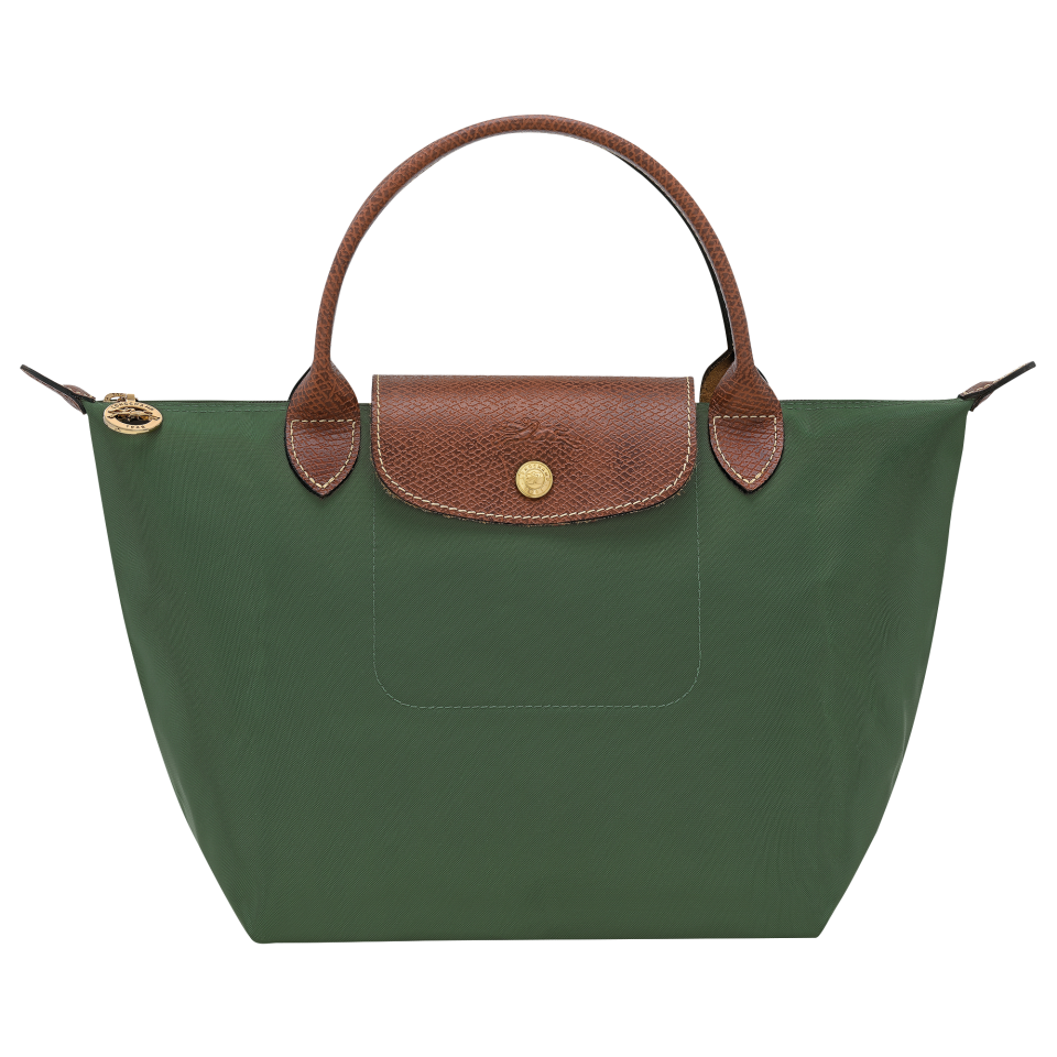 Le Pliage Original S Handbag British Green - Recycled canvas