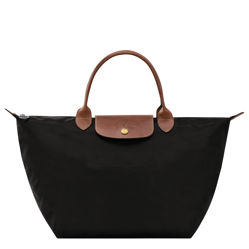 Le Pliage Original M Handbag Black - Recycled canvas