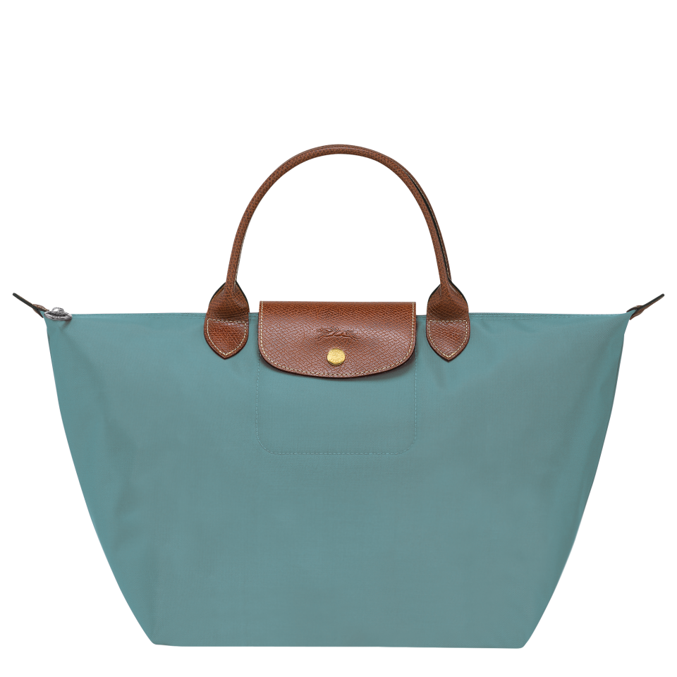 Le Pliage Original M Handbag Eucalyptus - Recycled canvas