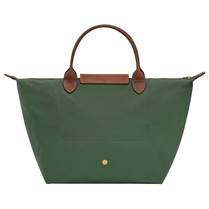 Le Pliage Original M Handbag British Green – Recycled canvas