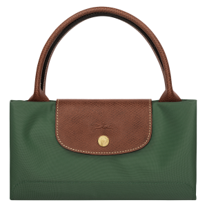 Le Pliage Original M Handbag British Green – Recycled canvas