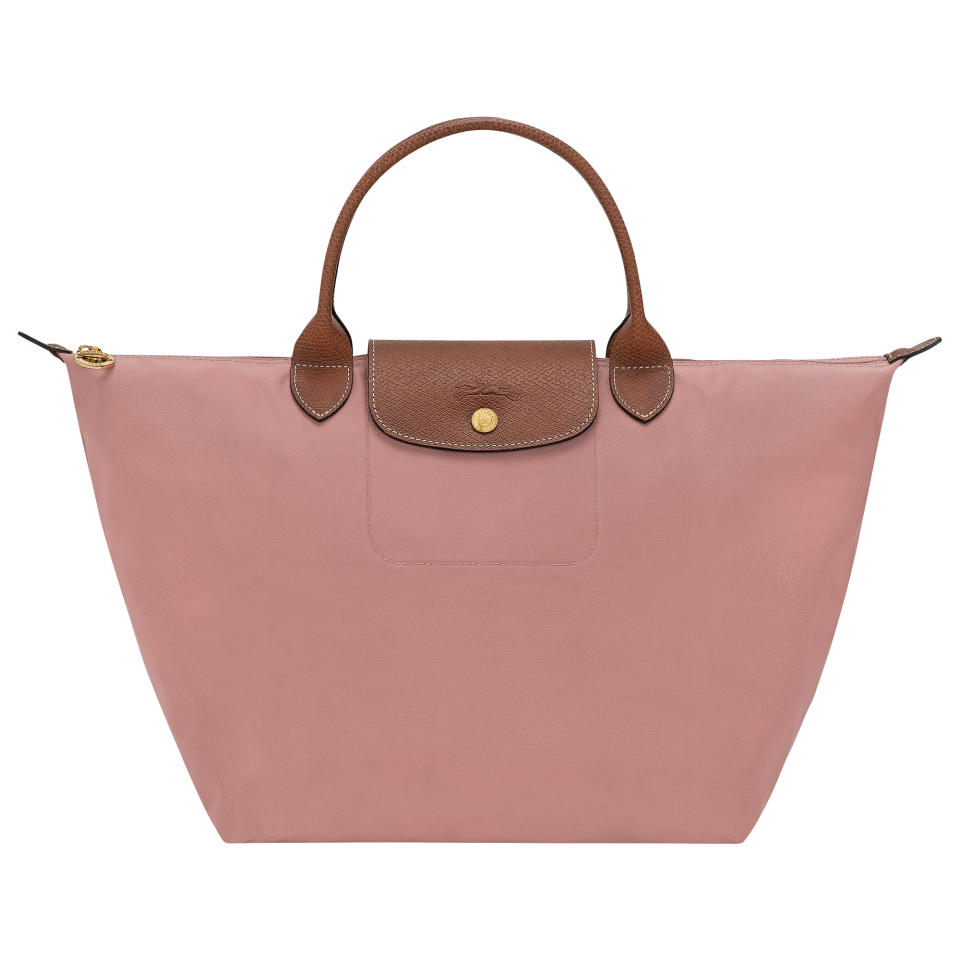 Le Pliage Original M Handbag Pink Tea - Recycled canvas