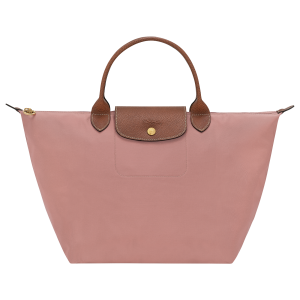 Le Pliage Original M Handbag Pink Tea – Recycled canvas